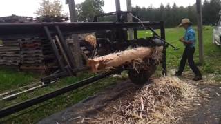 peeling cedar post