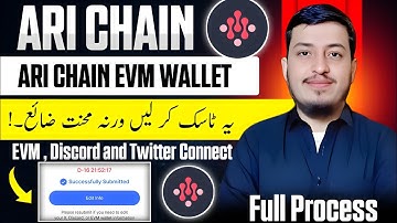 ARI Wallet Discord connect and EVM Address || ARI Wallet New Important Task