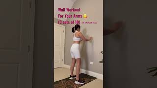 Wall Workout for Arms