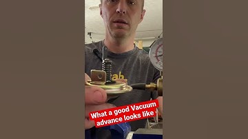 Testing a distributor vacuum advance #shorts