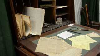 Gifts at Work: U of M Libraries: Sherlock's home recreated