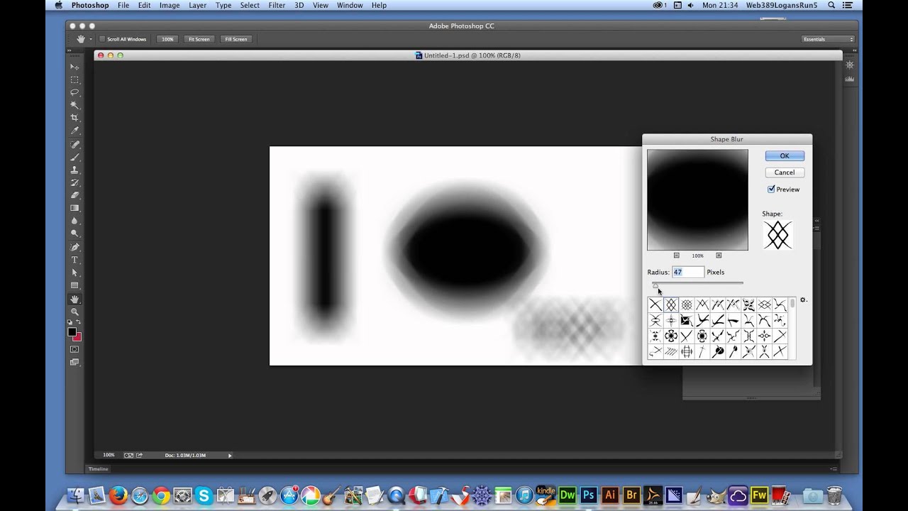 Photoshop Shape Blur Filter With Custom Shapes Tutorial YouTube Photoshop Shape Blur Filter With Custom Shapes Tutorial YouTube