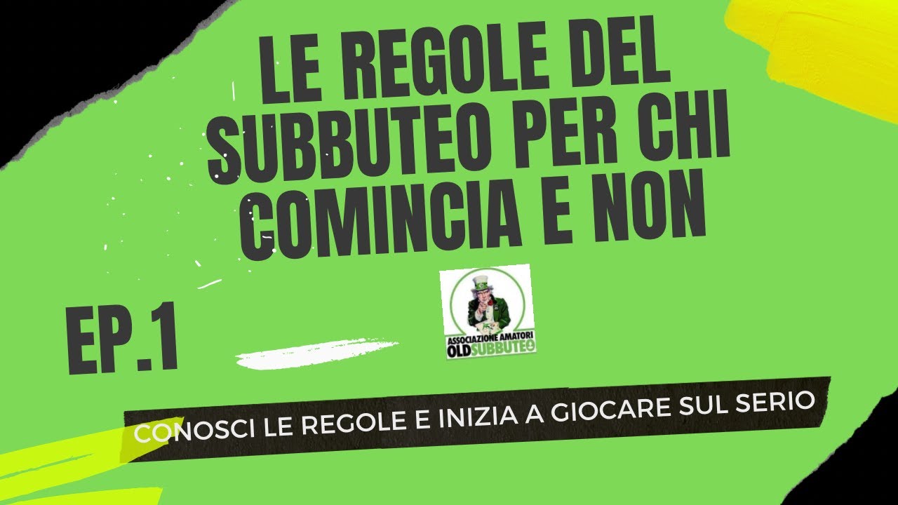 Le regole del Subbuteo Punt  1