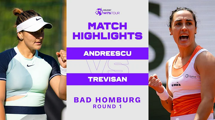Bianca Andreescu vs. Martina Trevisan | 2022 Bad H...