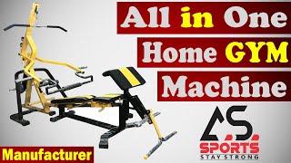 All in One Home Gym Machine || A.S. Sports Meerut || Home Gym Equipments Manufacturer