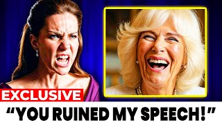 Camilla BANISHED After She TRIES to SILENCE Catherine’s Charity Speech