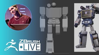 Block Out Soundwave from Transformers #withme! Did You Know That LIVE - Pixologic Paul - Part 1