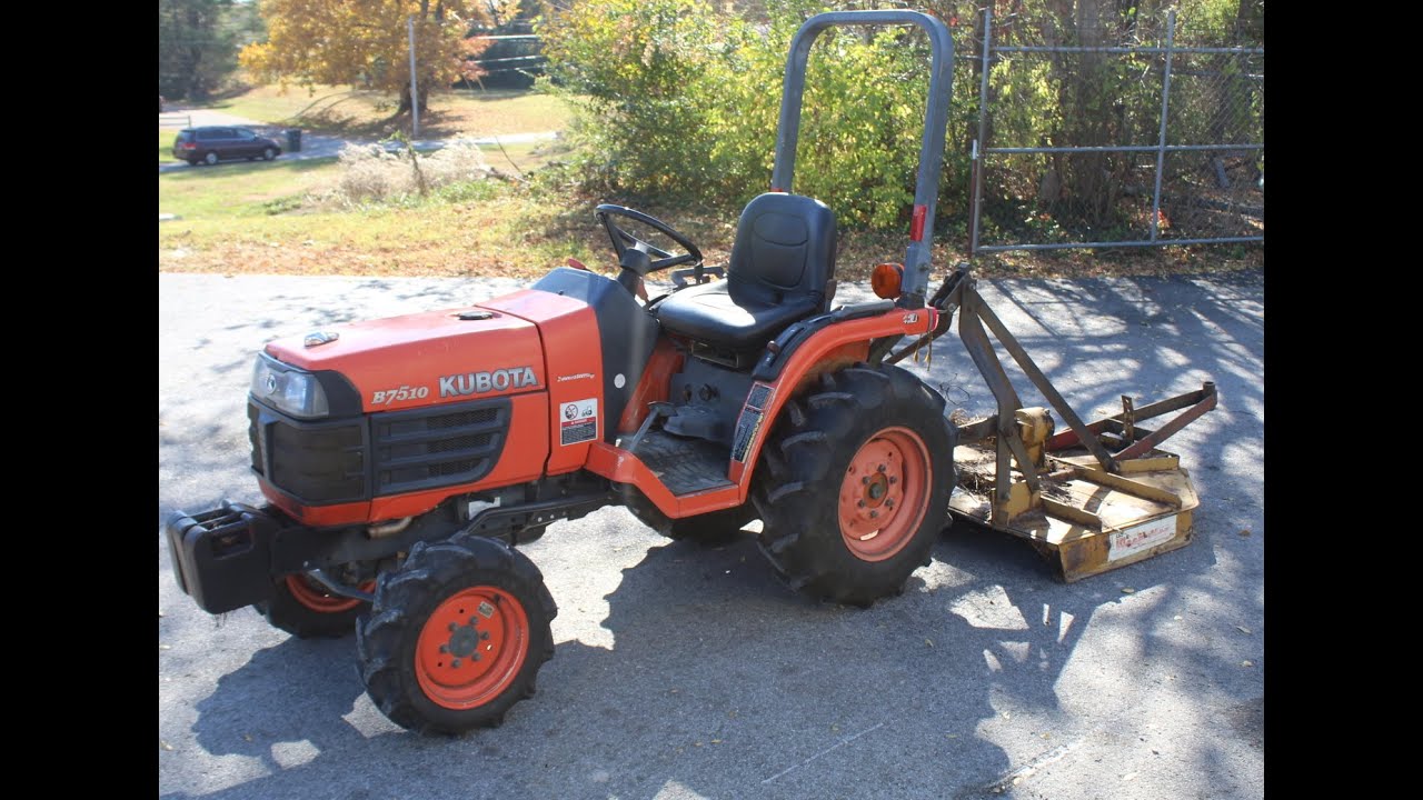 Kubota B7510 Tractor Online at Tays Realty & Auction, LLC YouTube