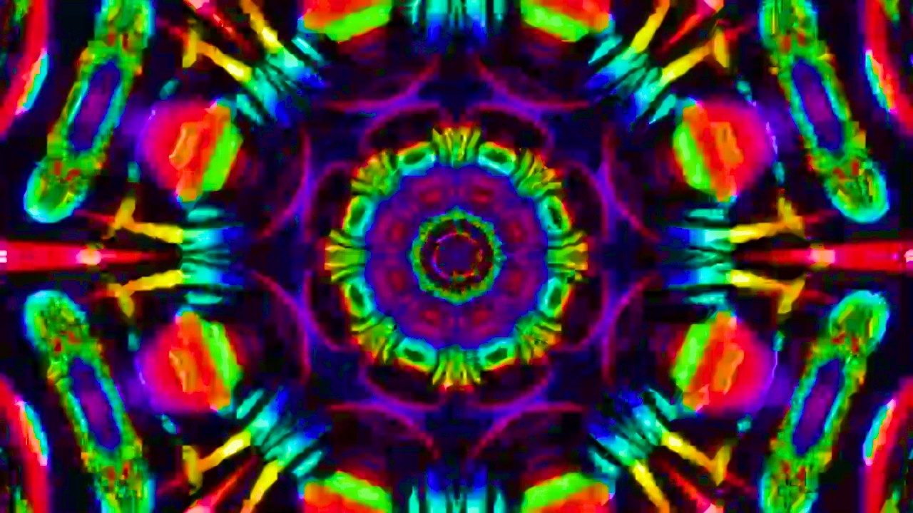Sparkling Kaleidoscopes! | Trippy Animated Kaleidoscope Visuals - YouTube