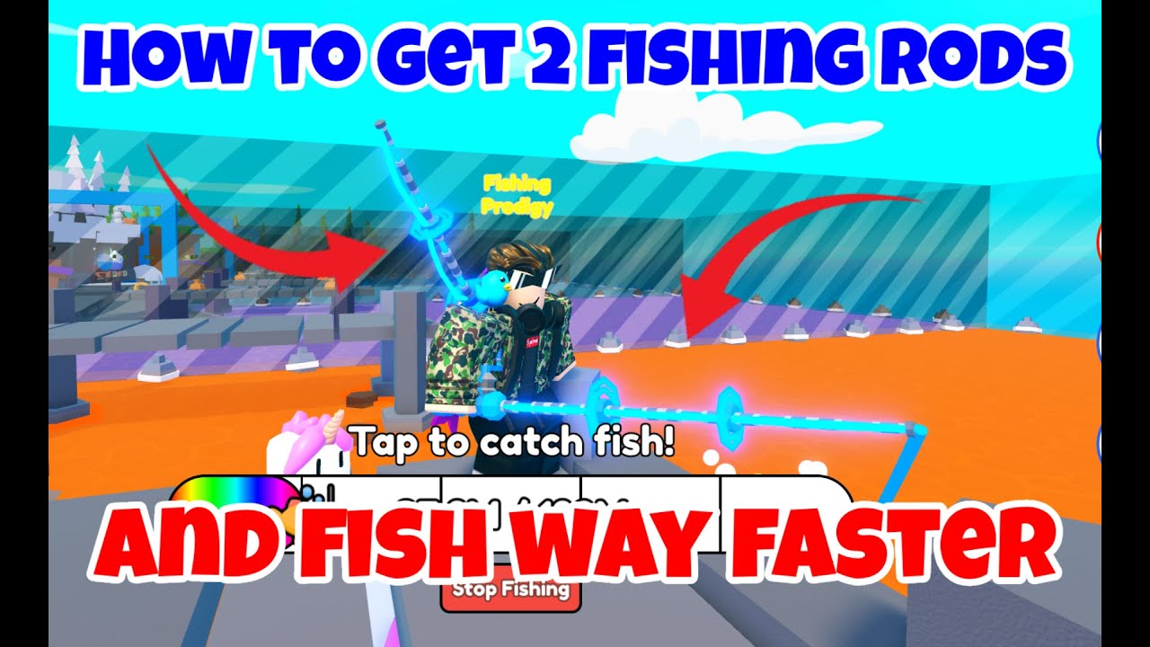 How to get 2 FISHING RODS in Fishing Frenzy Simulator 