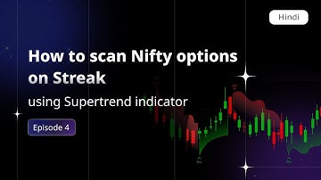 How to scan Nifty options on Streak हिंदी | Episode 4 | Supertrend indicator