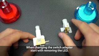 How to change switch and switch adapter for Catch the Light Combo