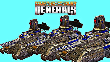 Super Paladin vs 2 GLA Mod Elite Army - Command & Conquer Generals Zero Hour
