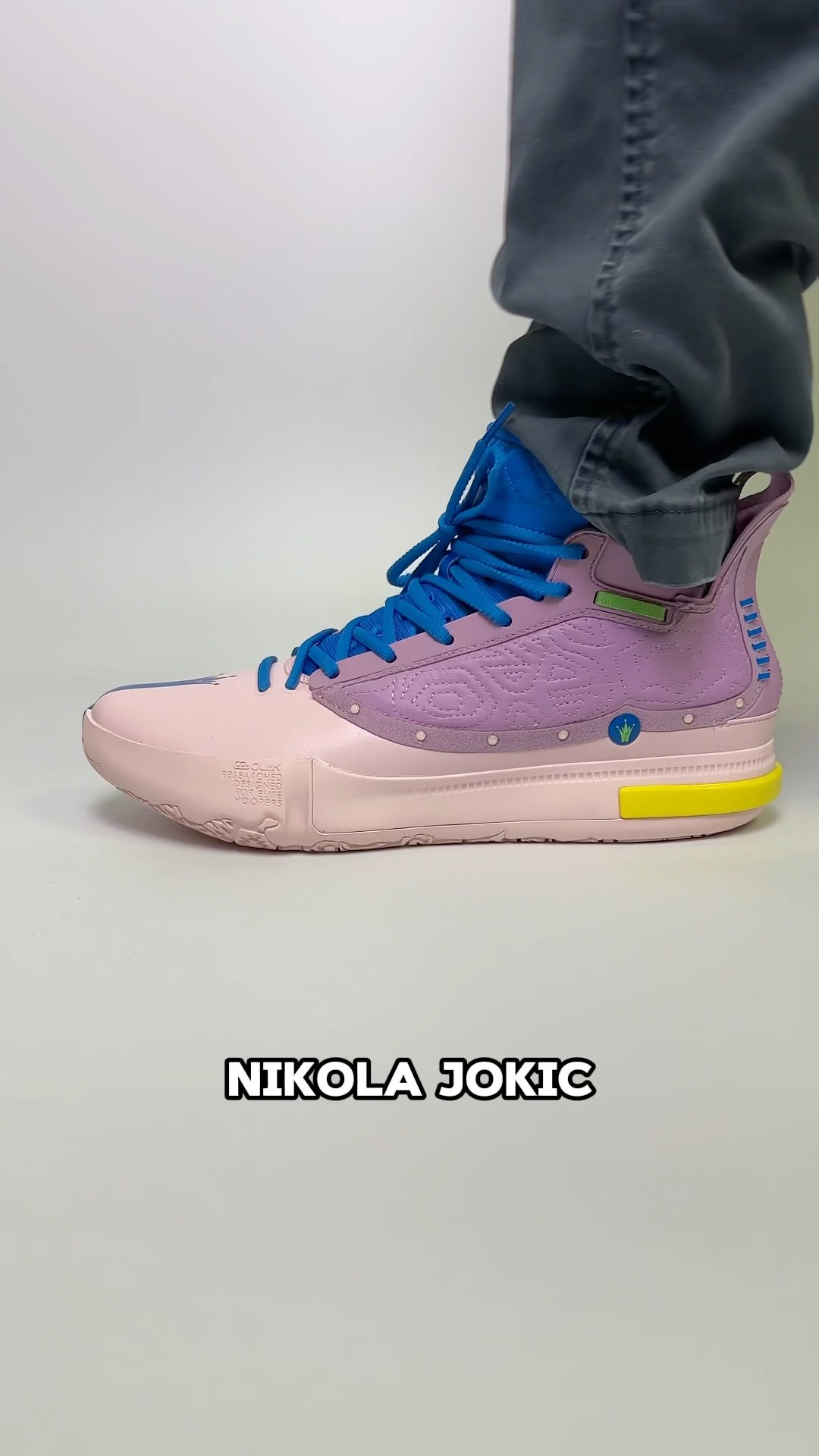Nikola Jokic Made Peppa Pig Basketball Shoes with 361 (Joker