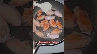 Frying Chicken Wings for Lunch pleasesubscribe my channel cooking food delicious recipe fyp