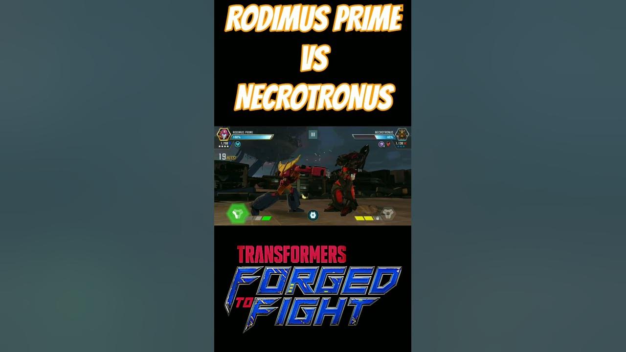 RODIMUS PRIME vs NECROTRONUS Transformers To Fight YouTube