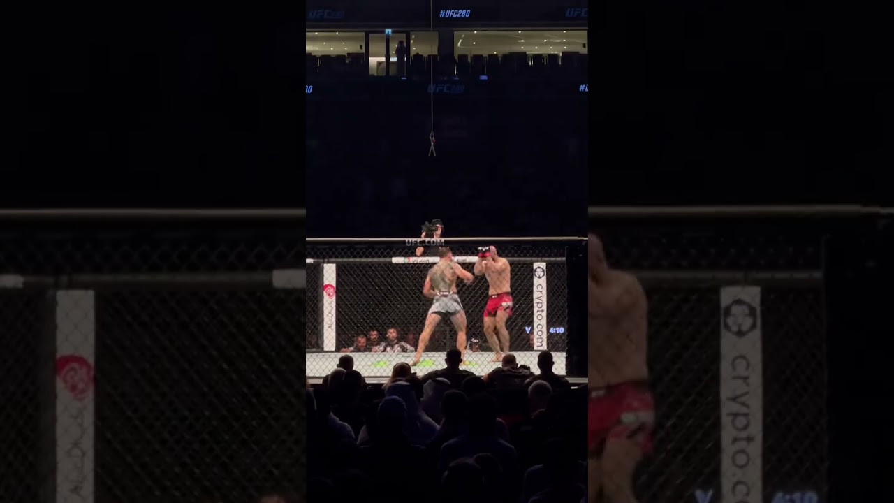 UFC 280 from the stands. Volkan Oezdemir vs Nikita Krylov (second part)
