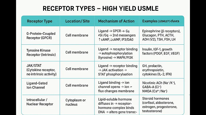 PHYSIOLOGY :CELLULAR RECEPTORS // USMLE STEP 1 podcast