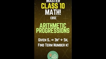 CBSE - CLASS 10 #arithmeticprogressionclass10th #englishmedium #ncertexemplarsolutions