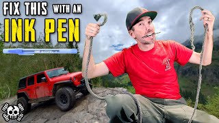 How to Fix a Broken Winch Rope... With a Pen