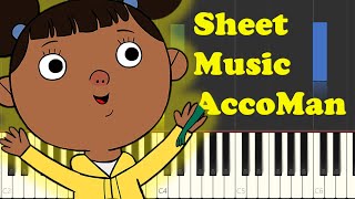 🎵 Super Simple Songs – Toodly Doodly Doo | Sheet Music AccoMan 🎹