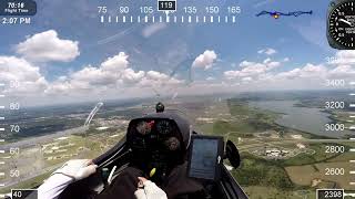 Flying the PW-5 Glider earning your SSA Badges which includes a 5 hr flight by Roy Dawson video