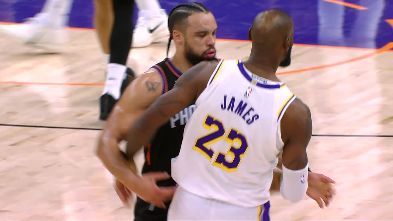 Dillon Brooks GETS EJECTED after this shot on LeBron 😱 - YouTube