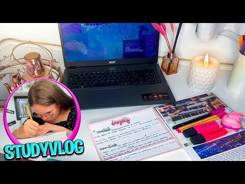 MINHA ROTINA DE ESTUDOS 100% real - STUDY VLOG 2023