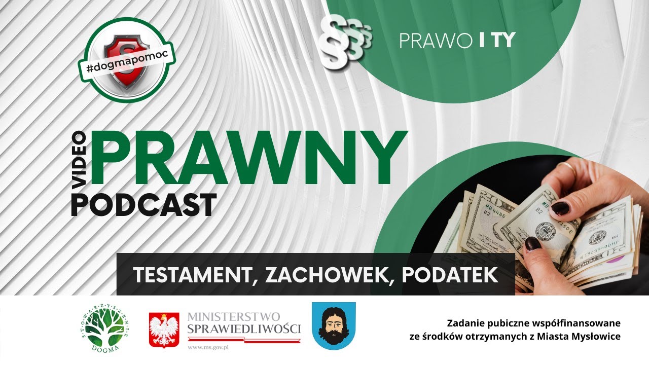 Prawo spadkowe testament, zachowek, podatek YouTube