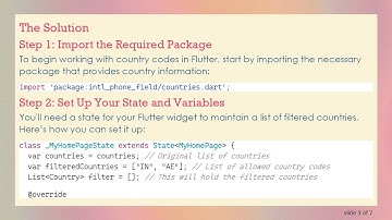 How to Filter Selected Country Codes in IntlPhoneField Flutter