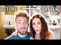 EXTREME SMALL BATHROOM MAKEOVER! Under $300 Transformation