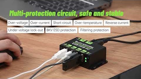 Industrial Grade USB HUB, Extending 4xUSB 2.0 Ports, suitable for industrial/office environments