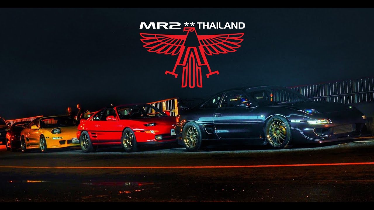 TOYOTA MR2 Thailand meeting.