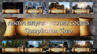 ASMR Skyrim Town Tour Compilation #2 | 4HRS of Soft Whisperzz, Nature Sounds, Mods in All Regions screenshot 5