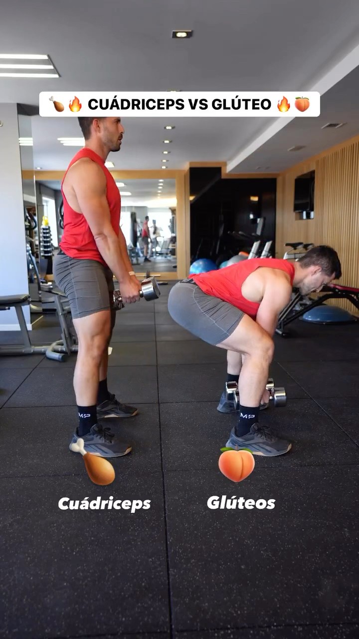 DIFERENCIAS Glúteos vs cuádriceps ?