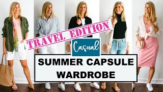 Summer Capsule Wardrobe | Packing for Vacation