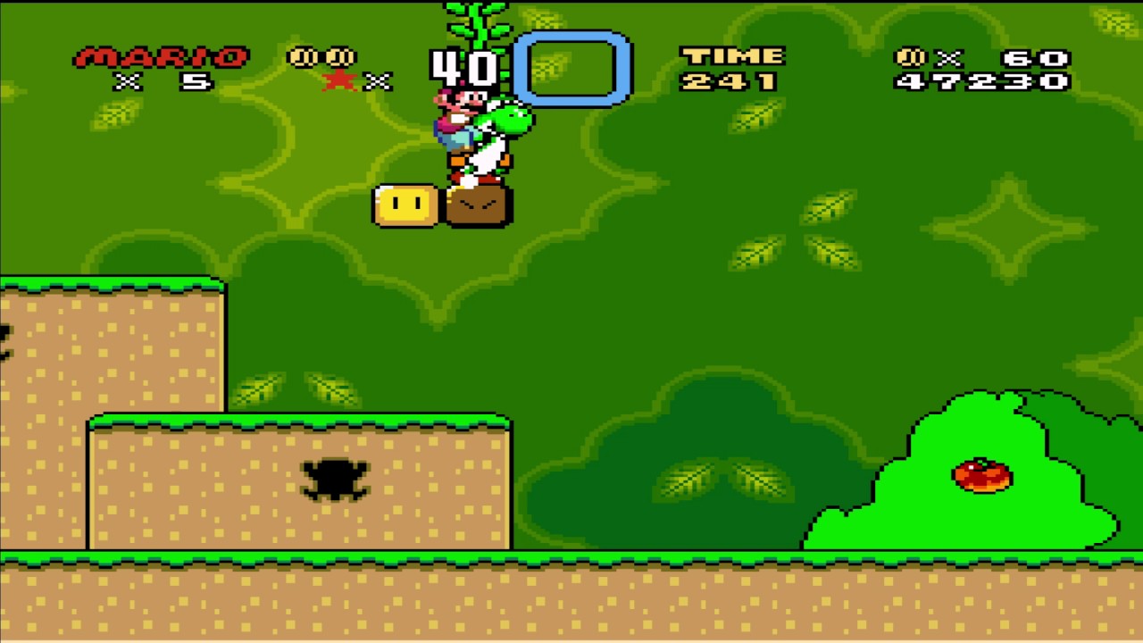 Climbing with Yoshi Super Mario World YouTube