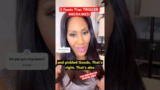 5 FOODS THAT TRIGGER MIGRAINES! 🤕 #shorts #shortsvideo #shortsfeed