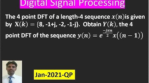 Numerical on DFT using DFT properties