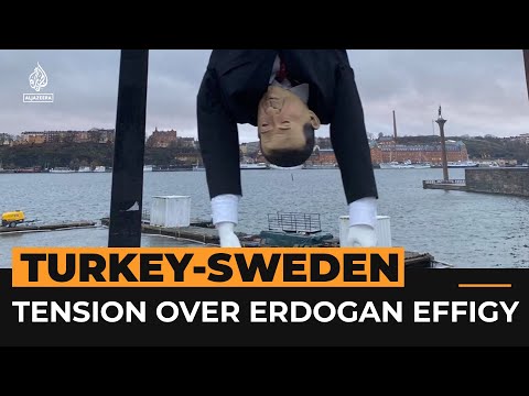 Video of Erdogan effigy heightens Turkey-Sweden tensions | Al Jazeera Newsfeed