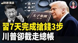 中共查錢、關人、掃黑收生意，7日內全啟動！美截走太子集團帳房【財經漫談】