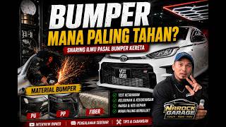 Fiber, PU, ABS, PP… Apa Beza Material Bumper?