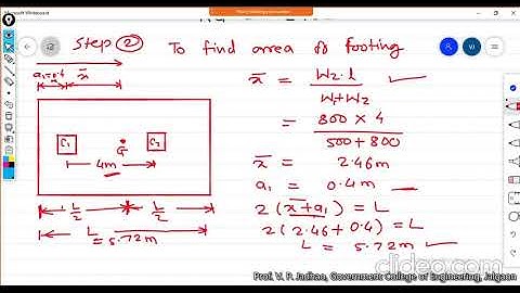 Design of combined footing problem 2 Part 1