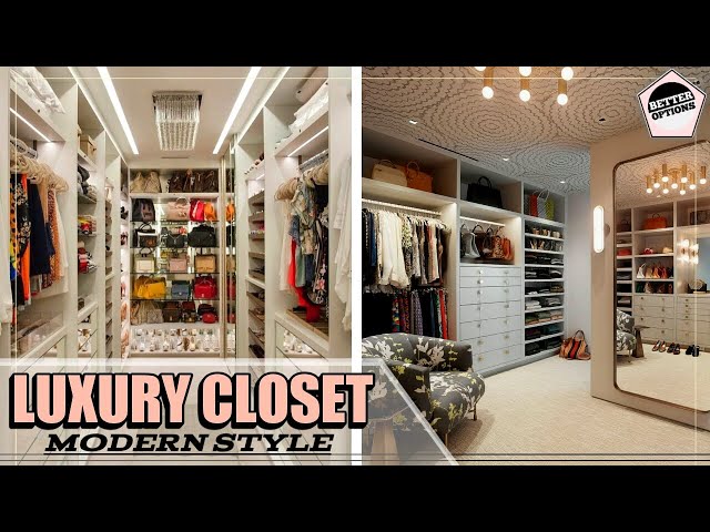 Modern Luxury Closet Designs Ideas 