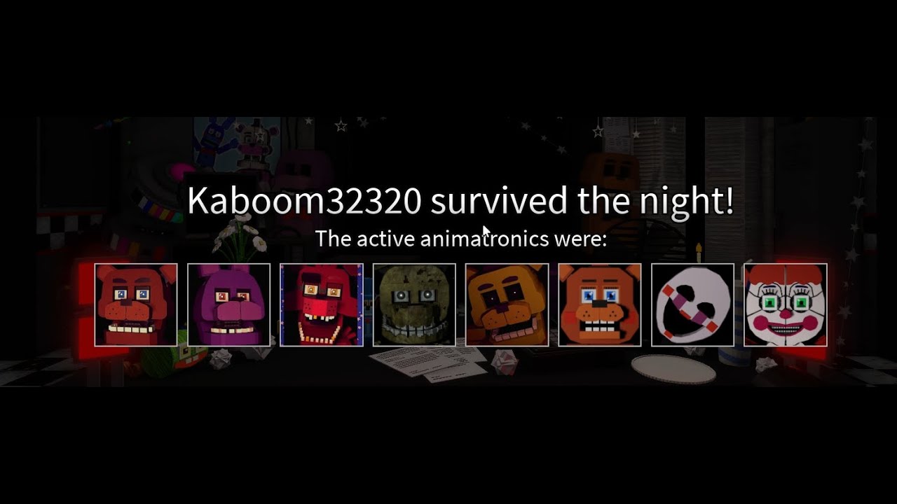 Fnaf Roblox Ultimate Random Night: Celebrate!