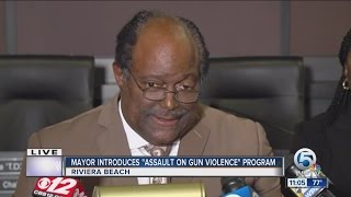 Riviera Beach mayor introduces 'assault on gun violence' program