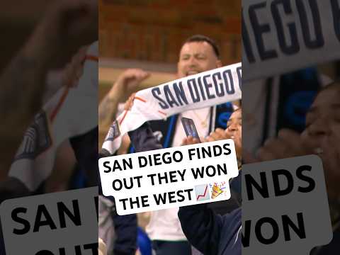 @SanDiegoFC finds out they top the charts📈🎊