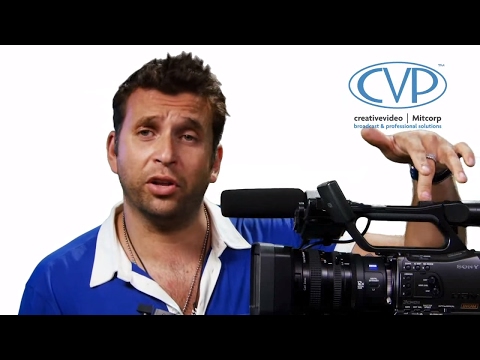 Sony HVR-Z7E professional HDV camcorder. Available at www.cvp.co.uk