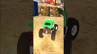 Monster Truck Driving #4 - monster truck game #shorts #viral #cargame #games #funny screenshot 1