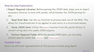 Efficiently Handle JSON Data in Spark Scala: A Guide to Parsing RDDs